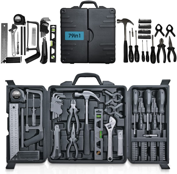 79pcs Tool Kits for Household Repair Maintenance
